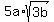 5a%2Asqrt%283b%29