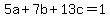 5a%2B7b%2B13c=1