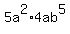 5a%5E2+%2A+4ab%5E5