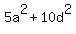 5a%5E2+%2B+10d%5E2
