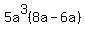 5a%5E3%288a-6a%29