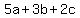 5a+%2B+3b+%2B+2c