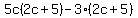 5c%282c%2B5%29-3%282c%2B5%29