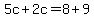 5c%2B2c=8%2B9