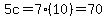 5c+=+7%2810%29+=+70