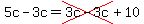 5c-3c=cross%283c-3c%29+%2B10