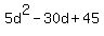 5d%5E2-30d%2B45