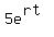 5e%5E%28rt%29