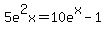 5e%5E2x+=+10e%5Ex+-+1