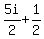 5i%2F2%2B1%2F2