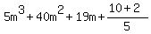 5m%5E3%2B40m%5E2%2B19m%2B%2810%2B2%29%2F5
