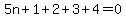 5n%2B1%2B2%2B3%2B4=0