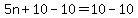 5n%2B10-10=10-10