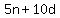 5n%2B10d
