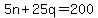 5n%2B25q=200