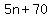 5n%2B70