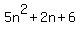 5n%5E2%2B2n%2B6