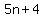 5n+%2B+4