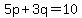 5p%2B3q=10