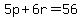 5p%2B6r=56