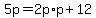 5p=2p%2Ap%2B12