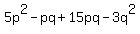 5p%5E2-pq%2B15pq-3q%5E2