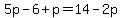 5p-6%2Bp=14-2p