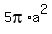 5pi%2Aa%5E2