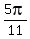5pi%2F11