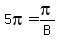 5pi=pi%2FB
