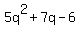 5q%5E2%2B7q-6