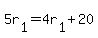 5r%5B1%5D+=+4r%5B1%5D%2B20