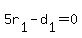5r%5B1%5D+-+d%5B1%5D+=+0