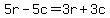 5r-5c=3r%2B3c