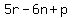 5r-6n%2Bp