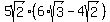 5sqrt%282%29%2A%286%2Asqrt%283%29-4sqrt%282%29%29