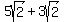5sqrt%282%29%2B3sqrt%282%29
