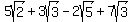 5sqrt%282%29%2B3sqrt%283%29-2sqrt%285%29%2B7sqrt%283%29