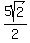 5sqrt%282%29%2F2