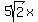 5sqrt%282%29x