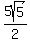 5sqrt%285%29%2F2