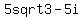 5sqrt3+-+5i