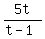 5t%2F%28t-1%29
