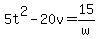 5t%5E2-20v=15%2Fw