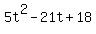 5t%5E2-21t%2B18