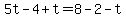 5t-4%2Bt=8-2-t
