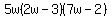 5w%282w-3%29%287w-2%29