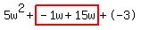 5w%5E2%2Bhighlight%28-1w%2B15w%29%2B-3