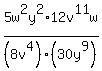 5w%5E2y%5E2%2F%288v%5E4%29%2A12v%5E11w%2F%2830y%5E9%29