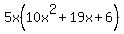 5x%2810x%5E2%2B19x%2B6%29